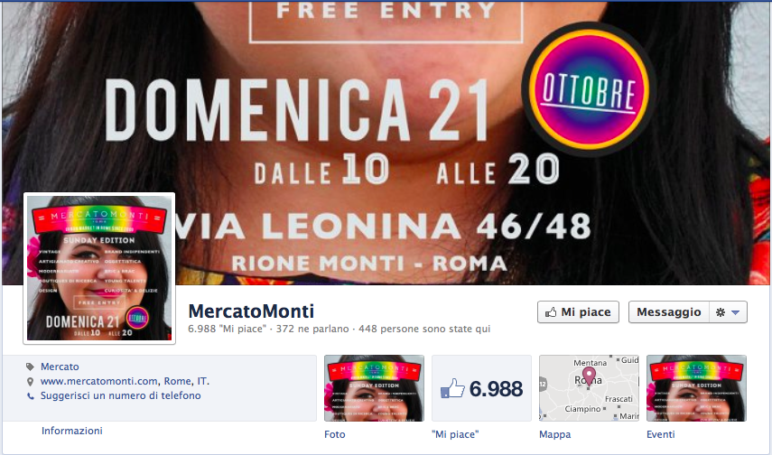 Esempio di Facebook Cover Page