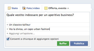 Sondaggi su facebook