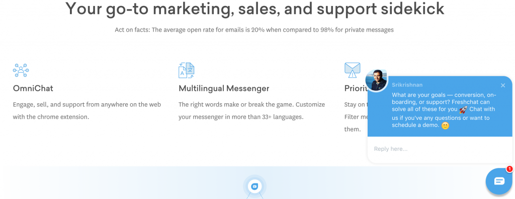 FreshChat ti permette di sfruttare al meglio le tue risorse e convertire i tuoi lead in nuovi clienti