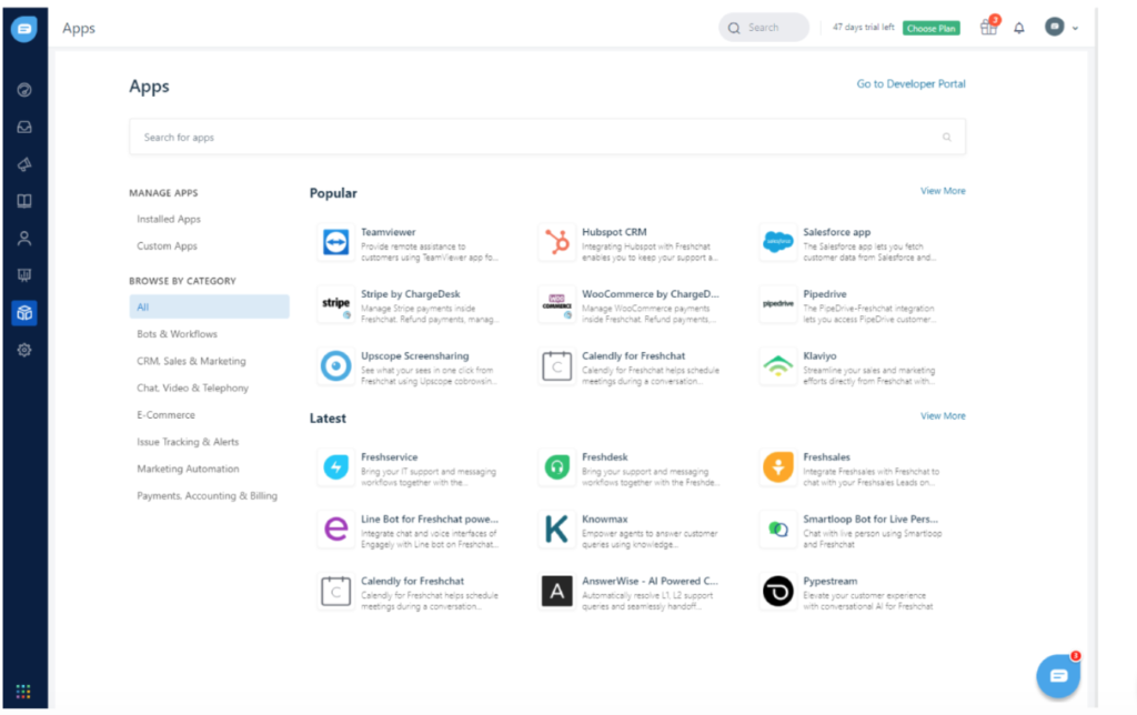 Fai di più integrandoti con i tuoi CRM, helpdesk e altro ancora.
