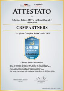 CRMpartners campione della crescita