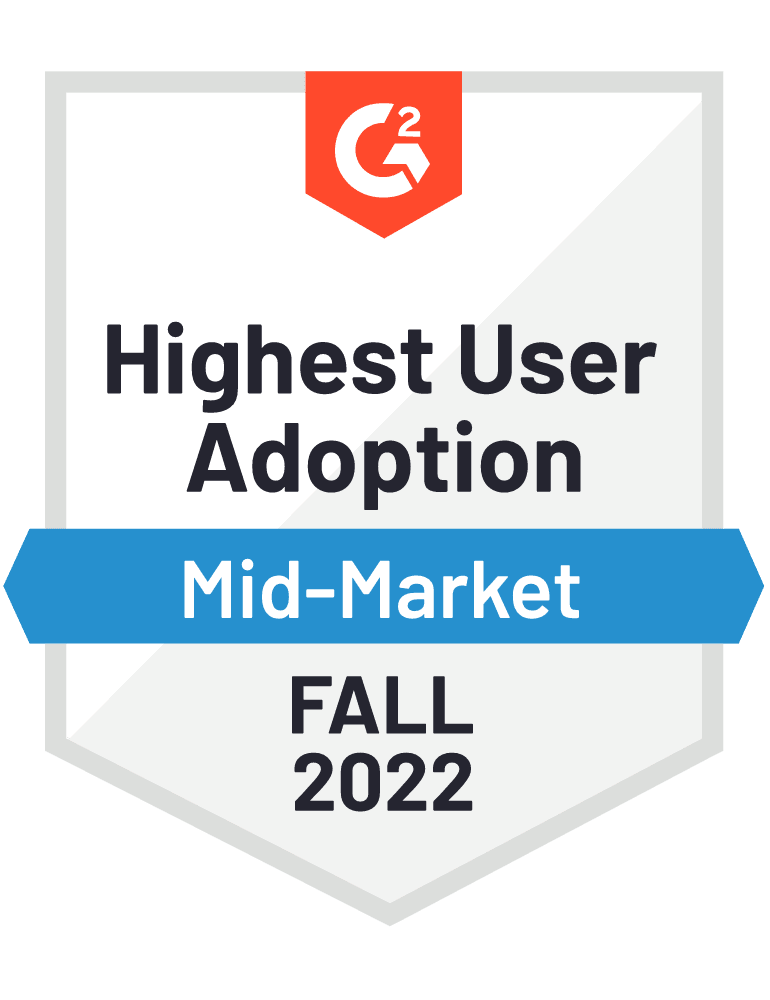 Chargebee Subscription Management Highest User Adoption Mid Market